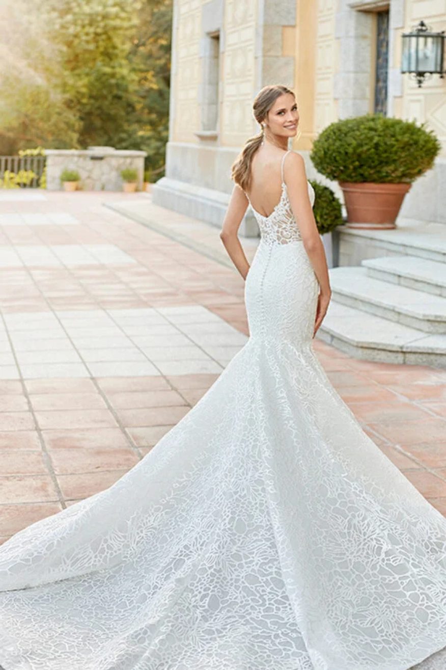 Rosa Clará wedding gowns at Bliss Bridal Boutique — Midland, MI