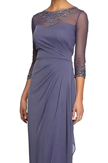 photo of purple alex and evenings designer dress