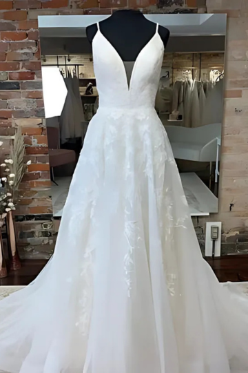 white jp private line designer wedding dress