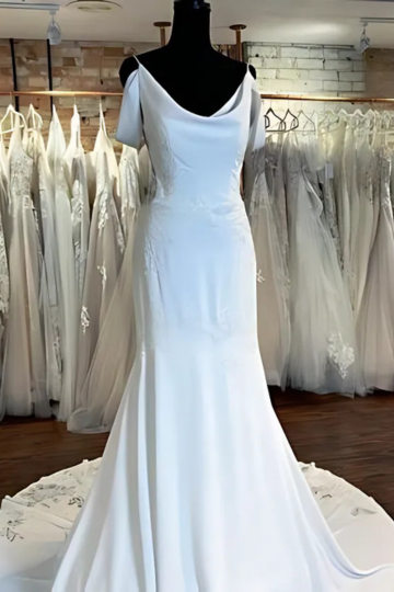 white jp private line designer wedding dress