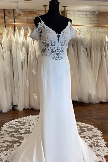 white jp private line designer wedding dress
